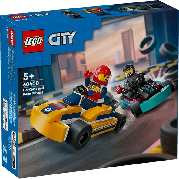 LEGO City 60400 Go-Karts and Race Drivers In Multi