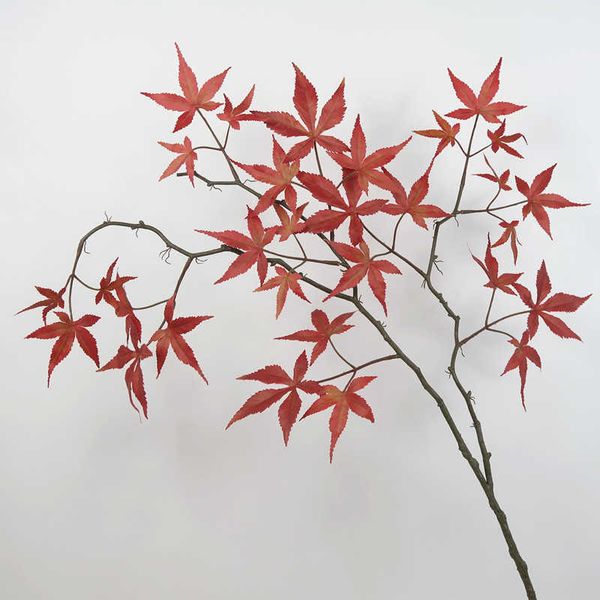 Garden Decorations Simple and highly realistic green plants long branches hanging on walls maple leaves soft decoration flower arrangement l