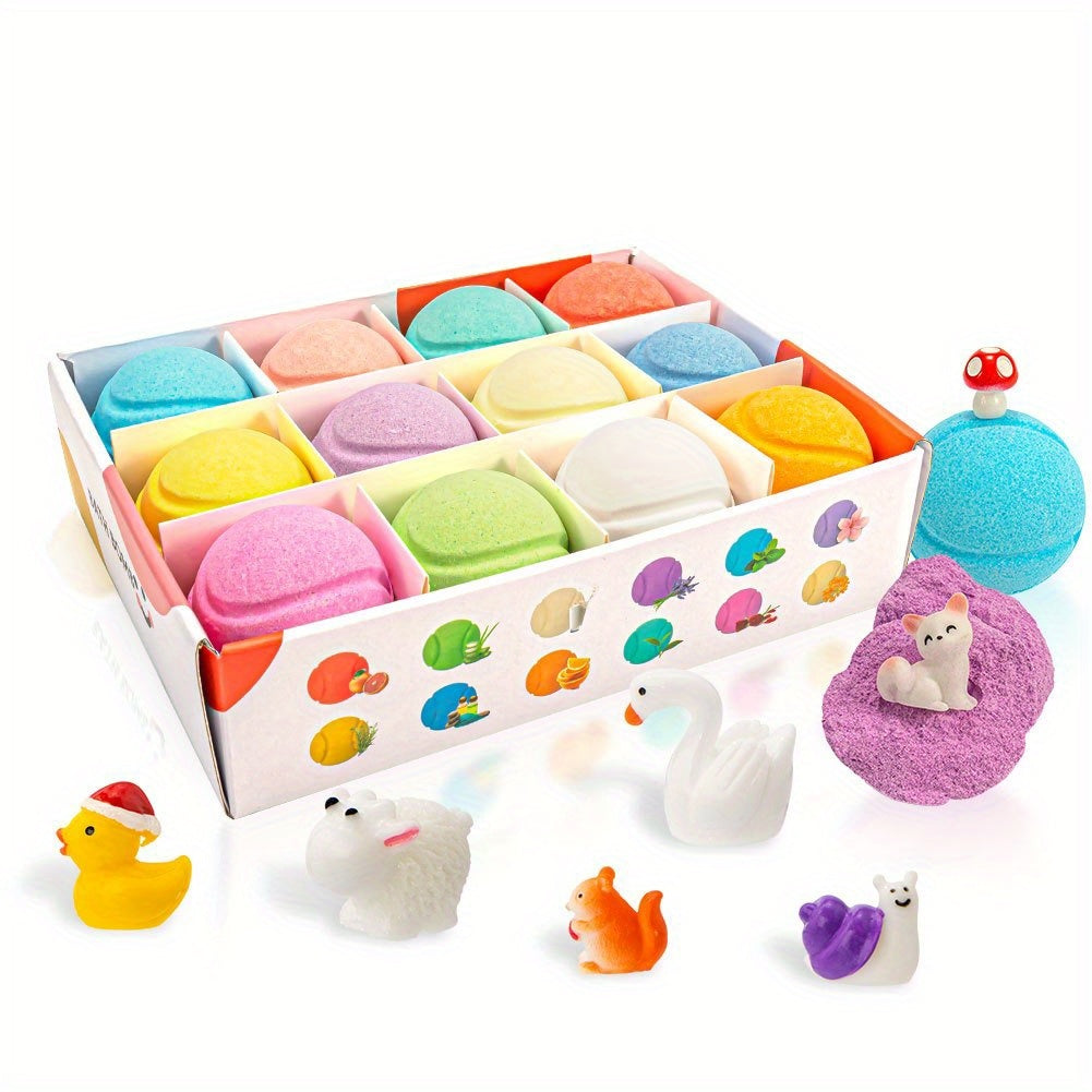 TEMU Tennis Shape , 12 Pack Tennis , The Style Of Celebration, The Interesting And Fun Bath Salt Ball