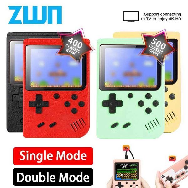Retro Portable Mini Video Game Console Built-in 400 500 Games 8-Bit LCD Game Player AV Handheld Game Console For Kids Z241219