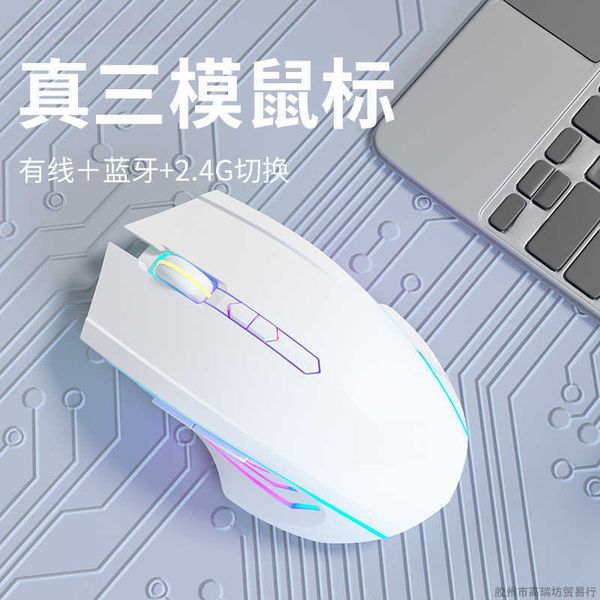 Mice 2024 New Wireless Mouse Bluetooth Wired the third mock examination Charging Game E-sports Macro Programming Notebook PC Universal S2521