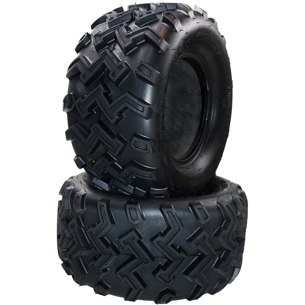 Garvee 24X8.00-14 ATV Tires - 6PR All Terrain, TL QD115, Trail Sand Mud Off-Road Tires, Pack of 2, Tubeless