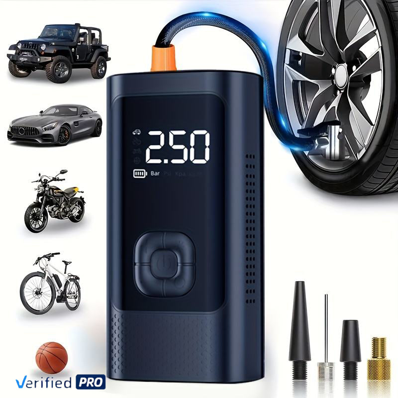 150psi mini Portable Balloon Pump Car Air Compressor Tire Inflator Pump Electric Ball Tyre Pump for car and bike