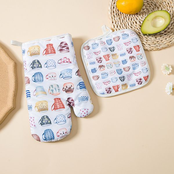 Kitchen microwave oven heat proof Oven Mitts