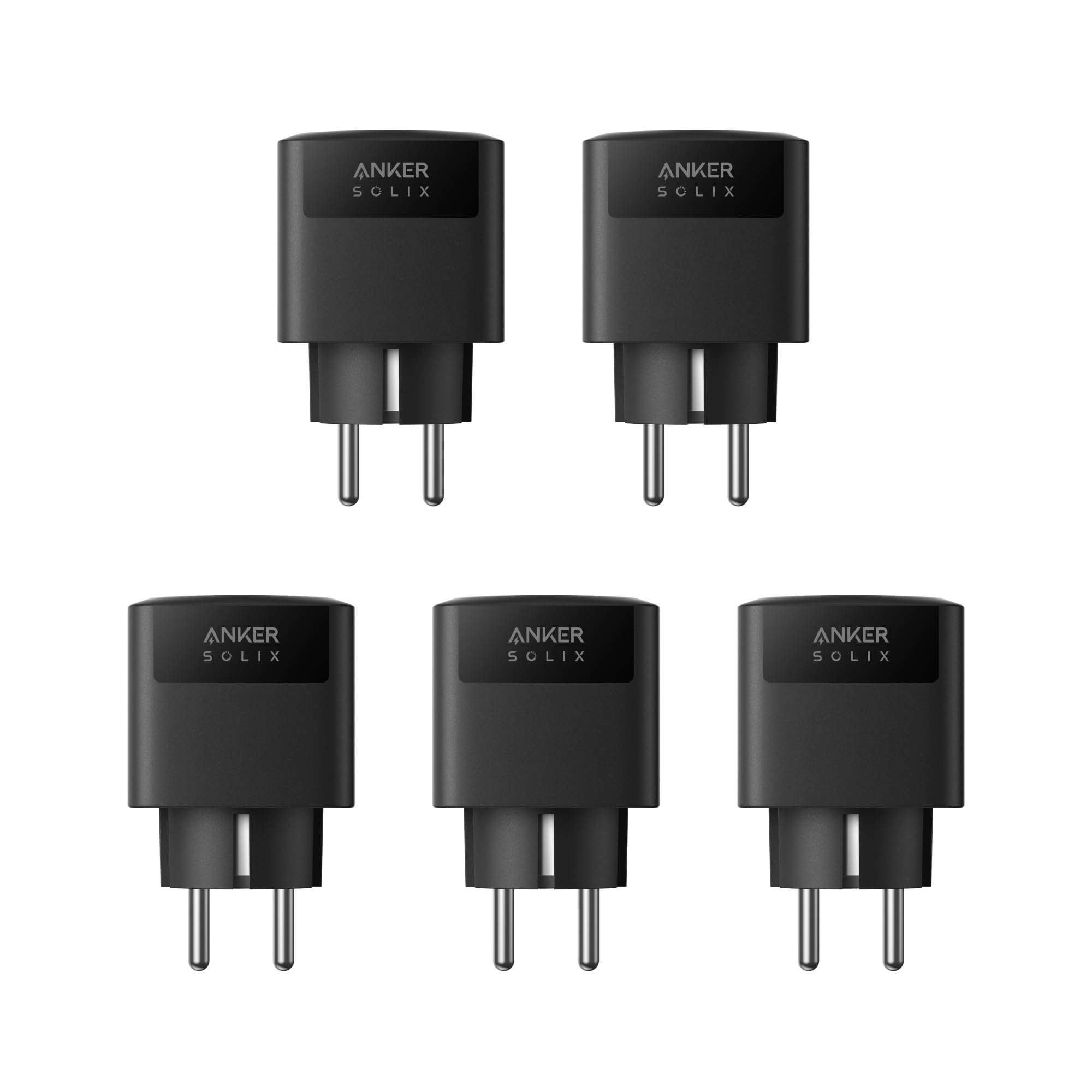 Anker SOLIX Smart Plug für Balkonkraftwerk, Solarbank 2 Serie, WLAN, Bluetooth, Präzise Stromlasterkennung, Spart Stromkosten, Plug&Play, Fernbedien