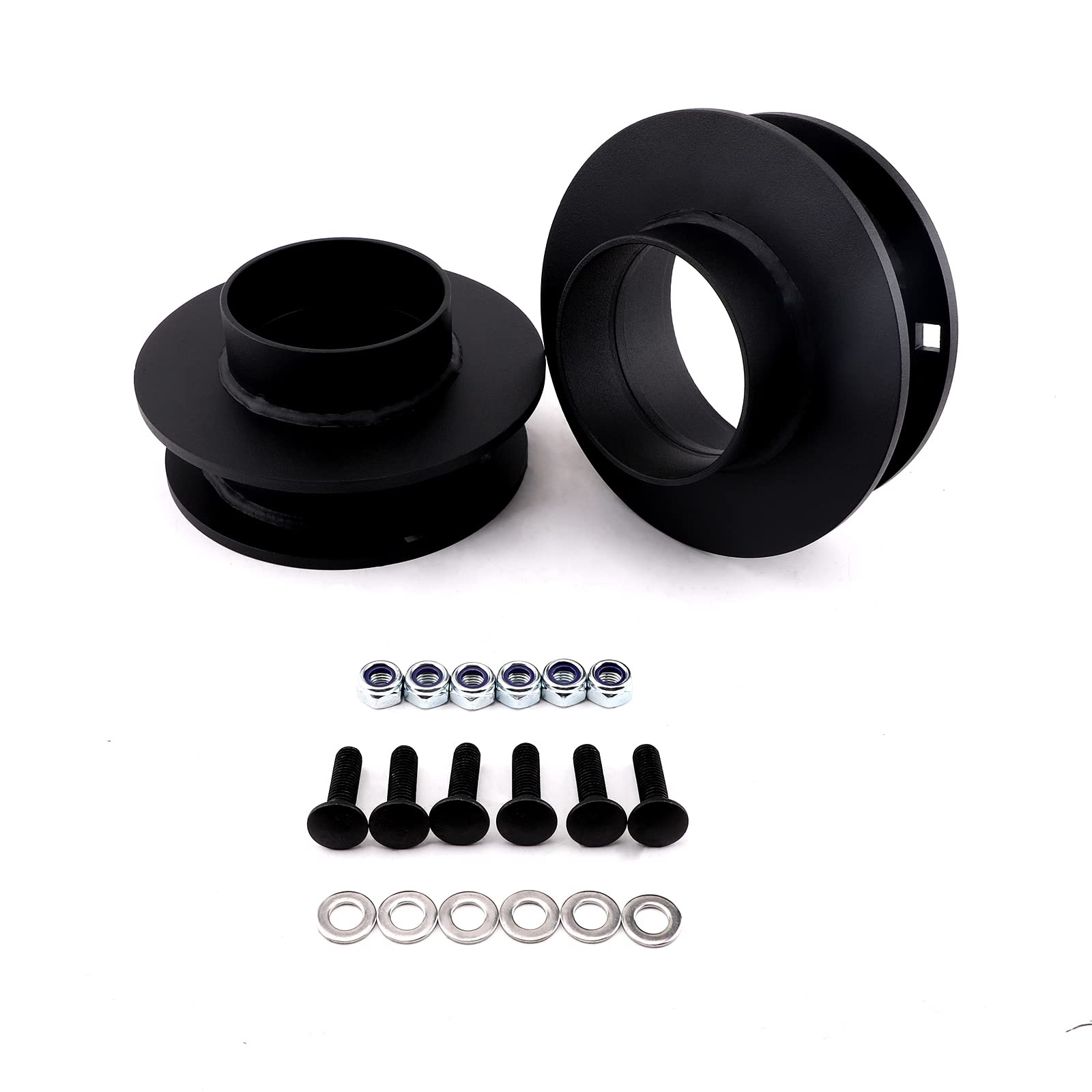 Garvee Ram 2500-3500 Leveling Lift Kits 3 Inch Front Strut Spacer Suspension Lift Kit Aluminum Billet Easy Install Suitable for Larger Tires