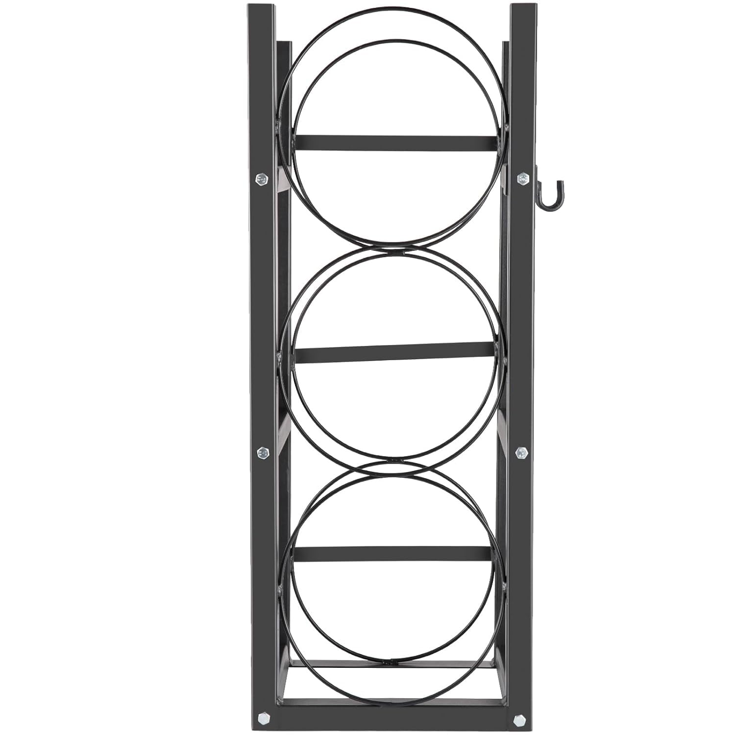 Garvee Refrigerant Tank Rack 3x30lbs Cylinder Tank Rack 11"x12"x32.5" Gas Cylinder Racks and Holders for Freon, Gases, Oxygen, Nitrogen