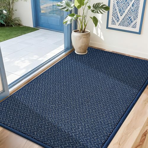 COSY HOMEER-Door-Mat 32"x48" Non Slip Absorbent Entryway Rugs Dirt Trapper Doormats Washable Entrance Mats Low Pile Welcome Floor Mat for Front Back D