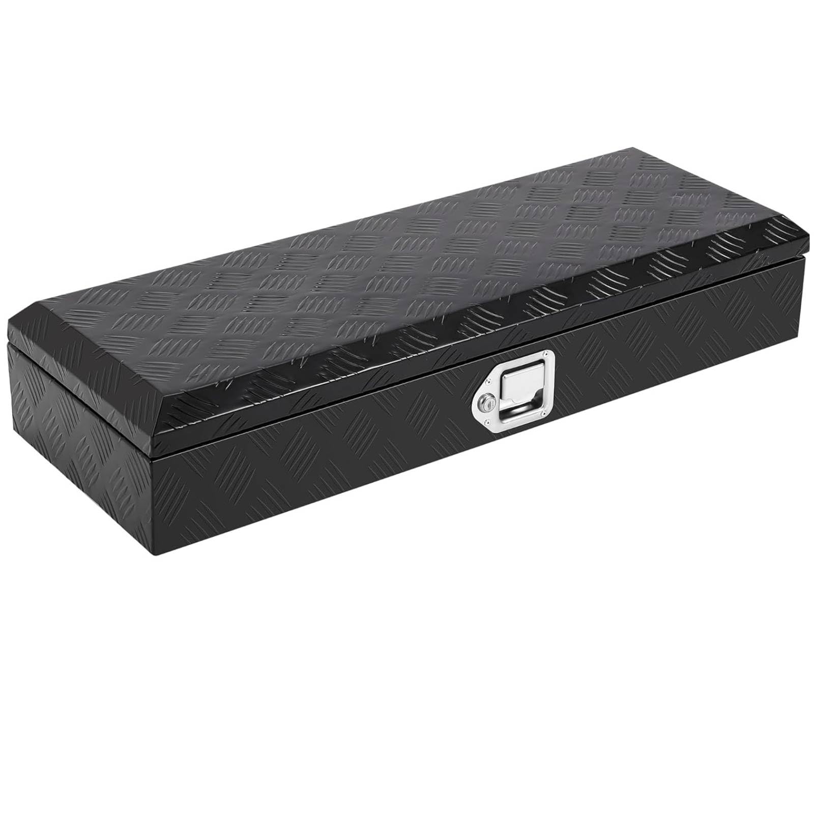 Garvee Truck Bed Toolbox Heavy Duty Aluminum Lockable Storage for Pickup Beds, RVs & Trailers, Waterproof, Secure Organizer with Side Handles & Gas St