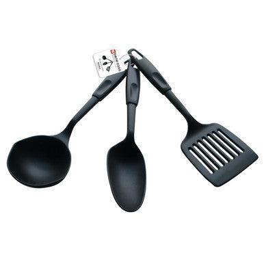 Bene Casa Nylon Kitchen Utensil Set (3-Piece)