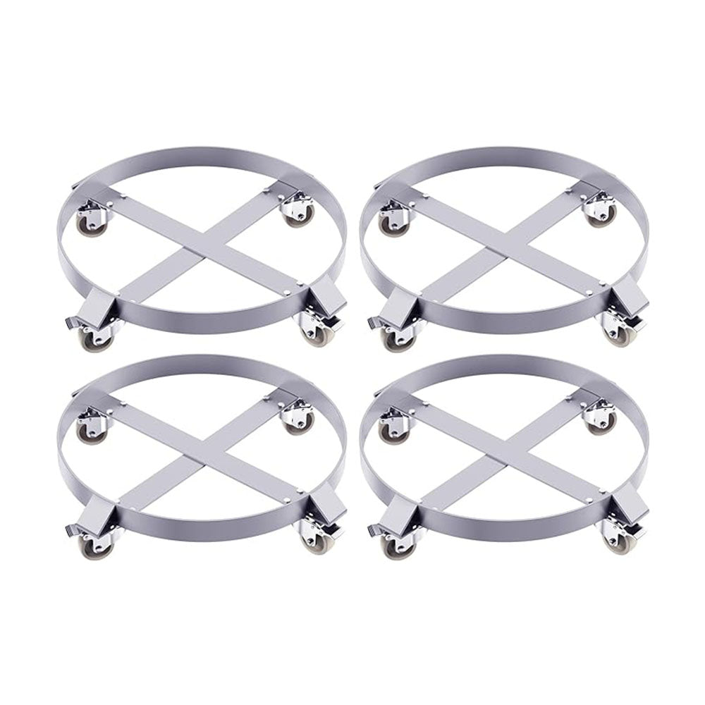 Garvee 55 Gallon Drum Dolly, 1000lbs Capacity w- 4 Swivel Casters