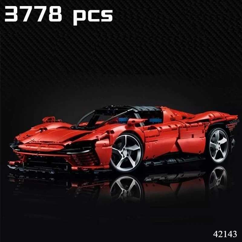 Technical Daytona SP3 Sport Car 3778PCS Toys For Kids Boyfriend Birthday Gifts Decoration ercar Model Building Blocks 42143 F250928A