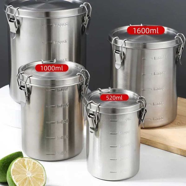 Full grain sealed for food stainless steel Sed containers coffee bean storage and airtight seag Y241104