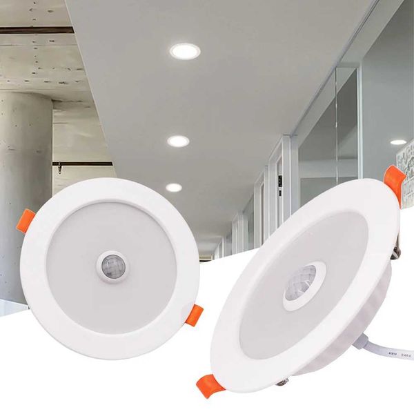 LED tube light embedded PIR motion sensor LED pendant light spotlight 3W 5W 9W 18W 220V smart tube light home decoration CL240830