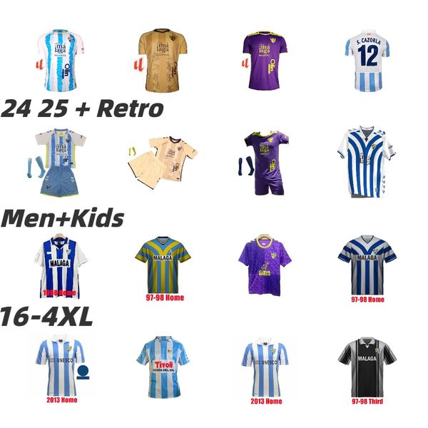 120th Malaga FC Soccer Jerseys Luis Munoz CASTRO 12 13 Juande Rivas JUANPI ADRIAN Football Shirts Fran Sol Juankar camiseta de futbol Juanfr