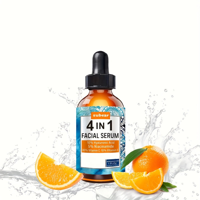 TEMU 30ml-1.05oz Facial Serum - Skin Care For Moisturizing, With Hyaluronic Acid, Niacinamide, And Vitamin C
