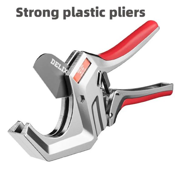 Strong Plastic Pliers PVC Pipe Cutter Scissors Shear Hose Cutting Hand Tool Snap Pliers Plastic Pipes PPR-PE-PVC Adjustable Tube