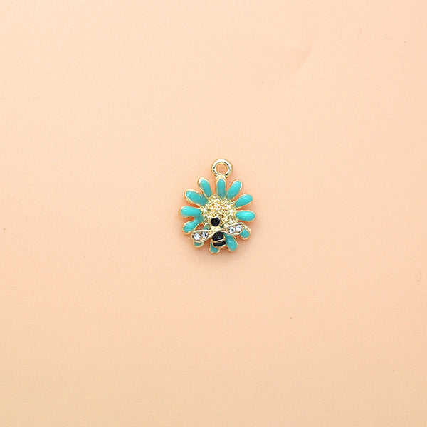 Goldenen Ton Legierung Emaille Anhänger & Charms