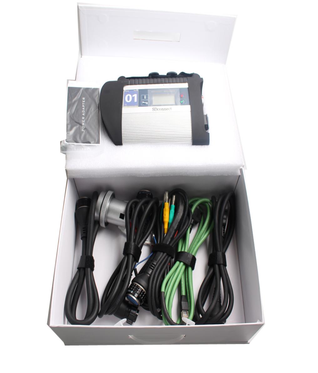 Quality Full Chip NEC Relays MB SD Connect Compact 4 MB Star C4 xentry 20209 Diagnostictool SD C4 with Wifi 12V24V3123276