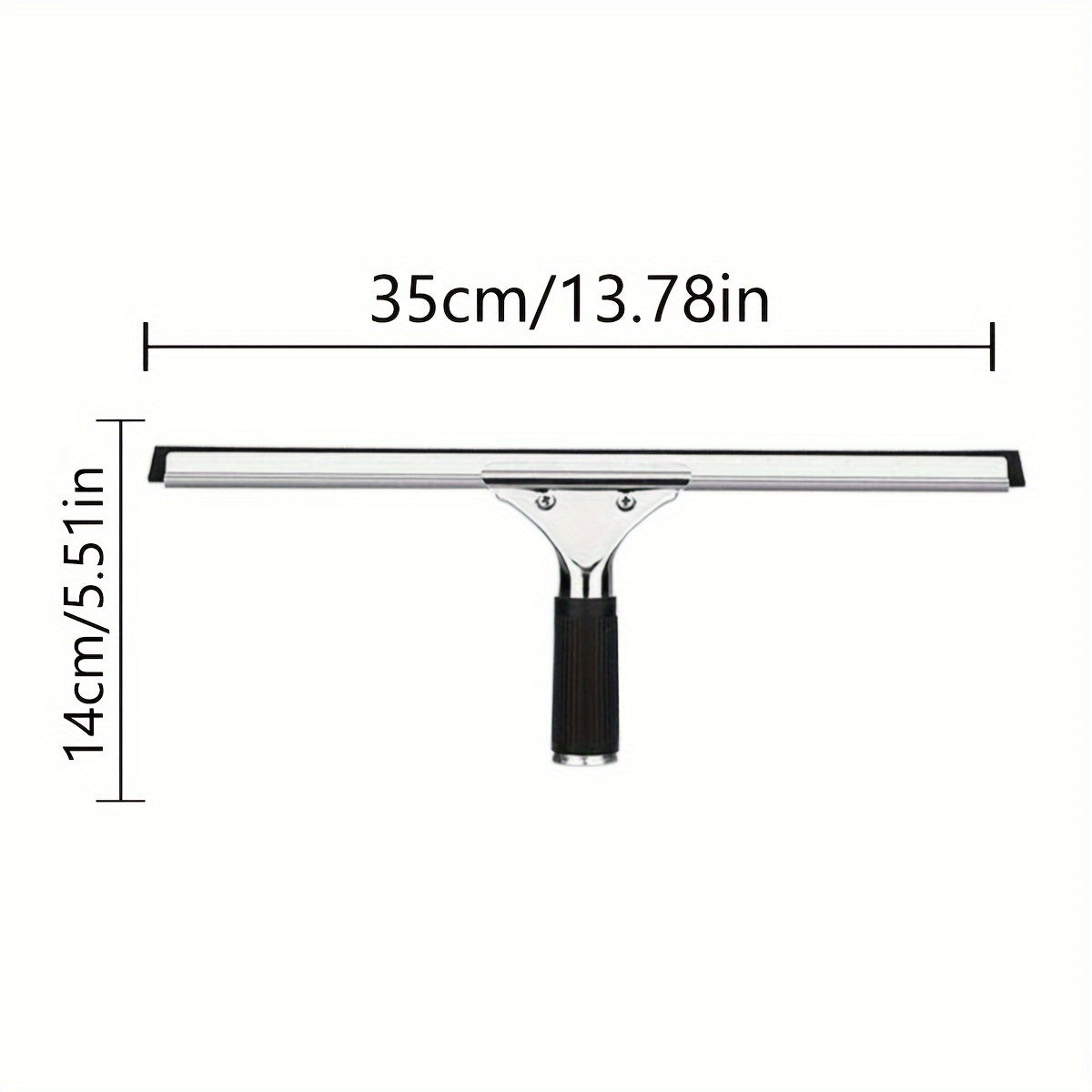 TEMU 1pc, Handheld Shower Squeegee, Glass Wiper, Cleaning Squeegee, Window Squeegee, Water Removal Scraper, Suitable For Shower Doors, Bathroom,