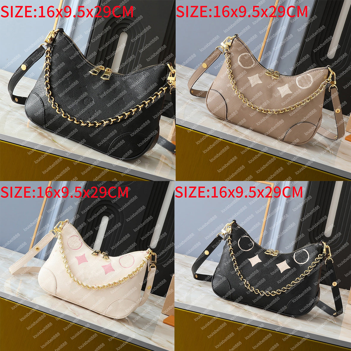 designer-handbags Boulogne bag Women&#039;s Fashion Classic Luxury Black Embossed Leather High Quality Shoulder Bag Underarm bags shopping bags even