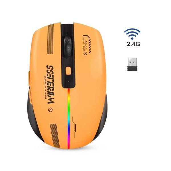 Mice YP ZLRLMHY USB 2.4G Wireless RGB Light Desktop Laptop Mouse LT-T19 Ergonomic Rechargeable Gaming Mouse CL241230
