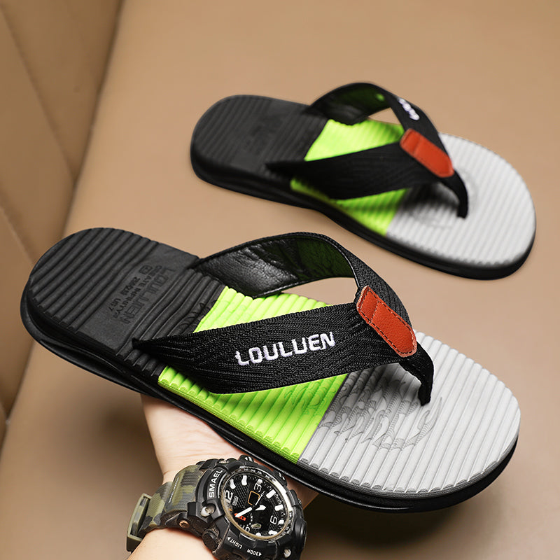 2023 Brand New Men Massage Flip Flops Outdoor Home Soft Sole Slippers Indoor Mens Beach Non-slip Men&#039;s Flip Flops Sandals