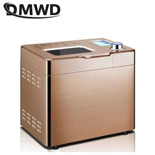 DMWD Stainless Steel Automatic Bread Maker Nuts Coffee Roaster Yogurt Fermentation Cake Maker Intelligent Spread Pulp 30 Menus B240801