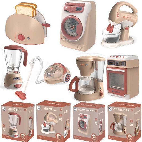Kitchens Play Food Simulated kitchen games toys electric vacuum cleaners water purifiers household juice and coffee cleaning machines H24101