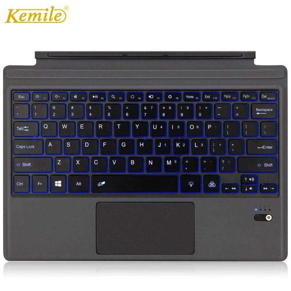 Keyboards Backlit Wireless Bluetooth Keyboard For Microsoft Surface Pro 8 Pro 6 2018 Pro 5 Pro 7 Pro 4 Pro 3 go 2 Keyboard Tablet Keyboard G