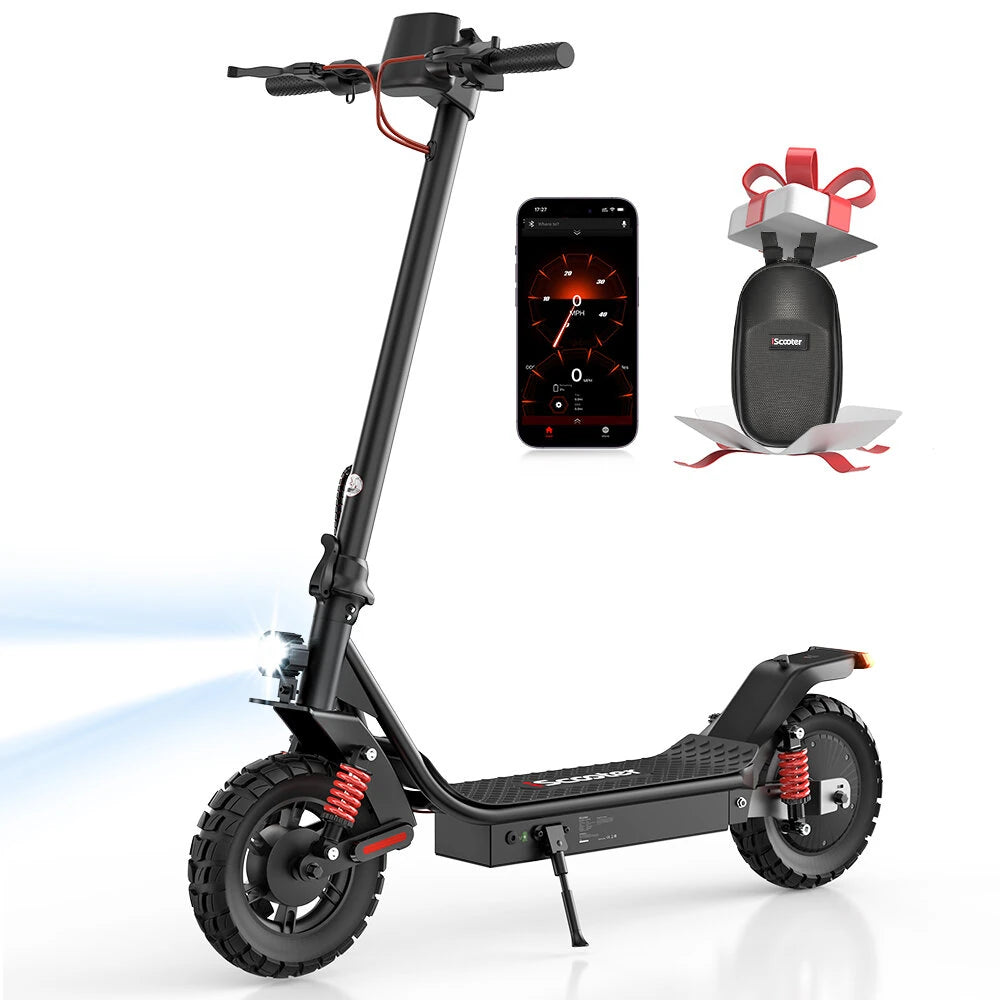 [EU DIRECT] iScooter i10Pro Electric Scooter 15Ah 48V 800W Motor Recommended Top Speed 25KM-H 10in Folding Moped Electri