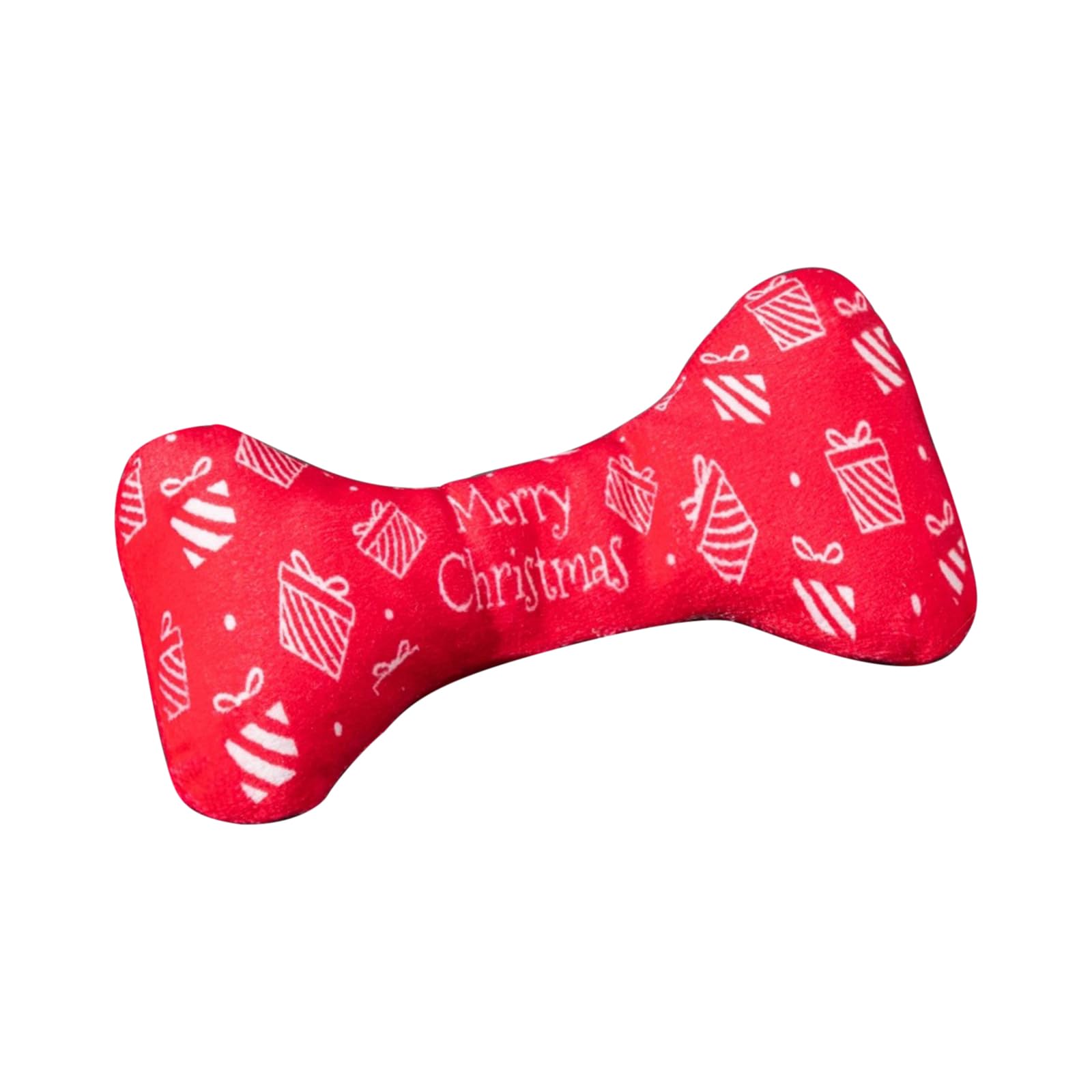 Garvee Pet Dog Christmas Squeaky Toys for Cats Dogs Scratch Bite Resistant Interactive Toys Pet Supplies for Relieve Stress Boredom Bowtie Squeak Toys