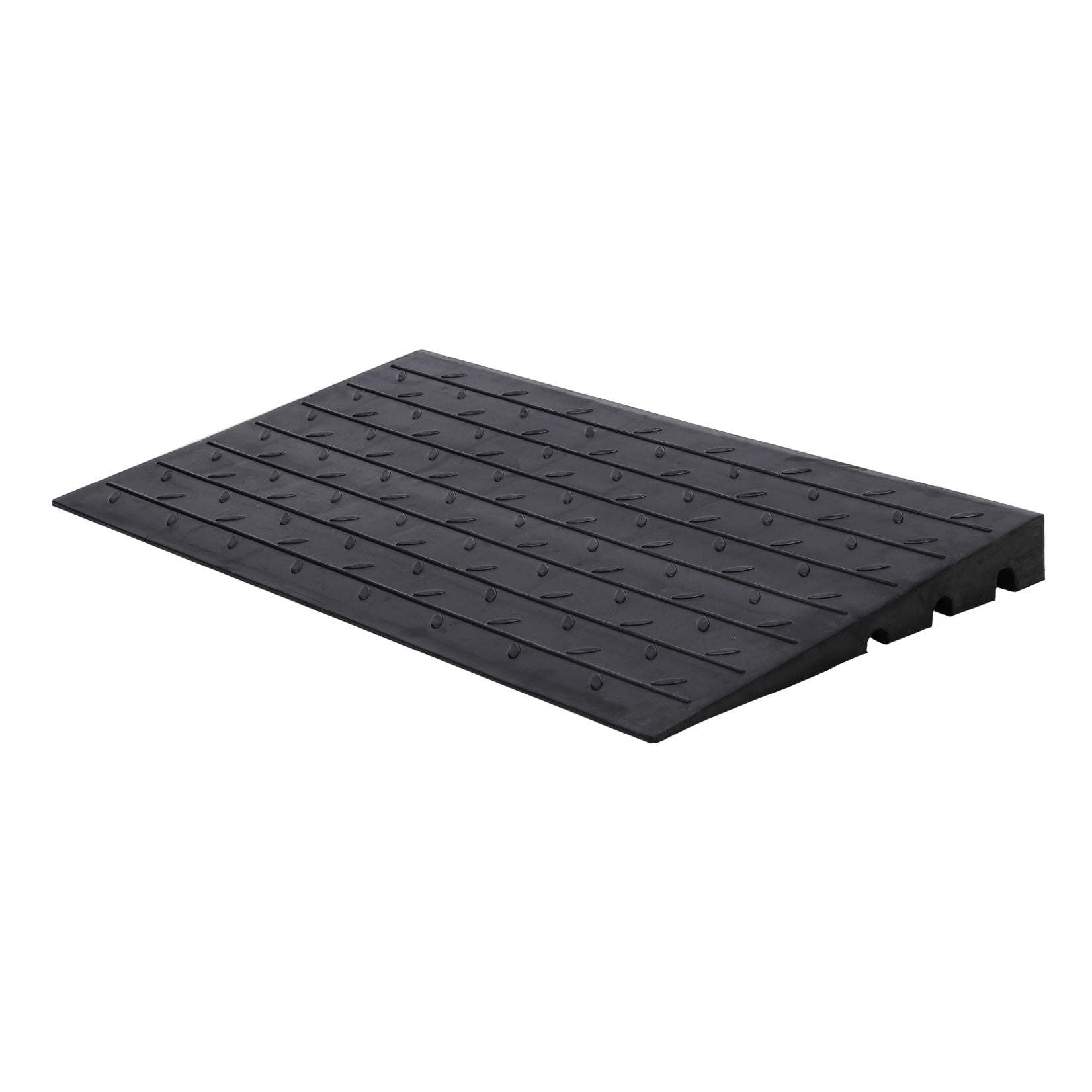 Garvee 24x42x3 Inch - Heavy Duty Rubber Curb Ramp 4.1" Rise Height for Driveways - Trucks, Buses, Wheelchairs