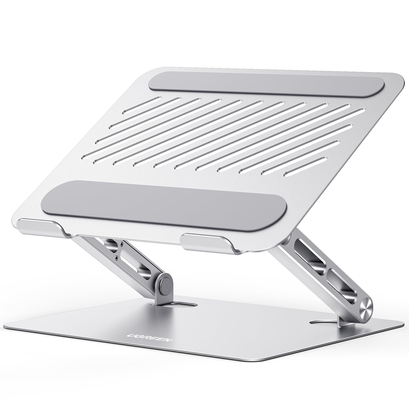 UGREEN Laptop Ständer Höhenverstellbarer Faltbarer Laptop Stand Ergonomischer, Belüfteter Laptopständer Notebook Stand Kompatibel mit MacBook Air,