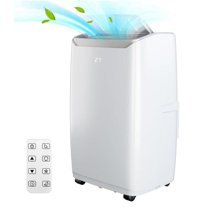 Garvee 3-in-1 Portable Air Conditioner - 12,000 BTU Capacity, Remote Control, Fast Cooling for Up to 550 Sq. Ft., Low Noise Operation, Sleep Mode & 24