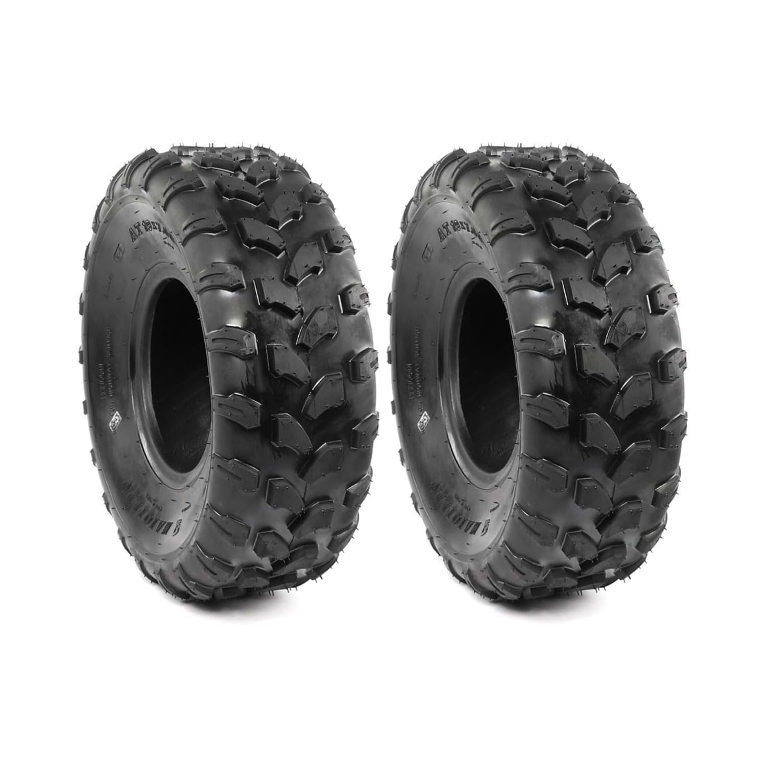 Garvee AT20x10-10-4PR ATV Tires, All Terrain ATV UTV Mud Trail Tires(Set of 2, Tubeless)