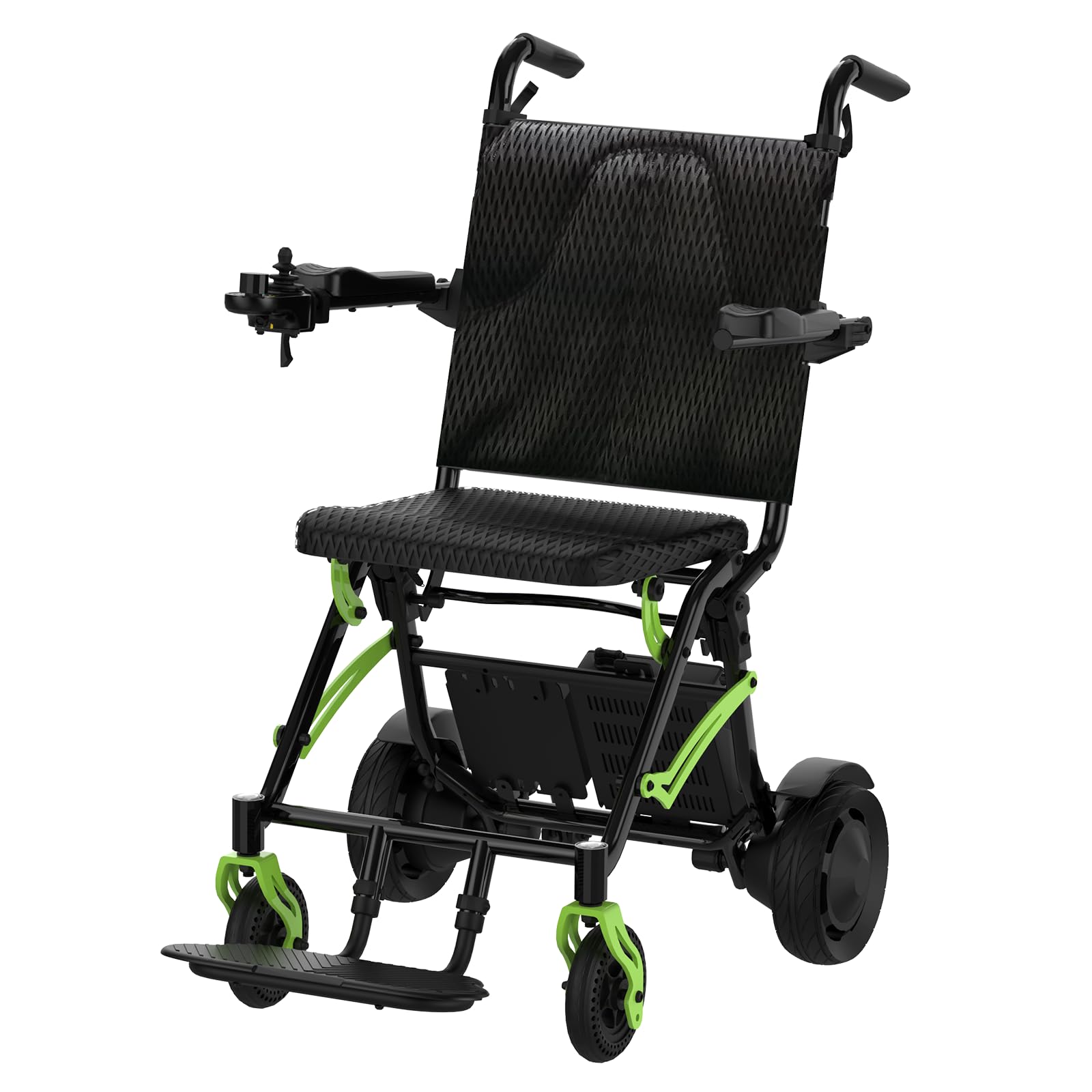 Garvee Foldable Adult Wheelchair, Lightweight, Dual Brushless Motors