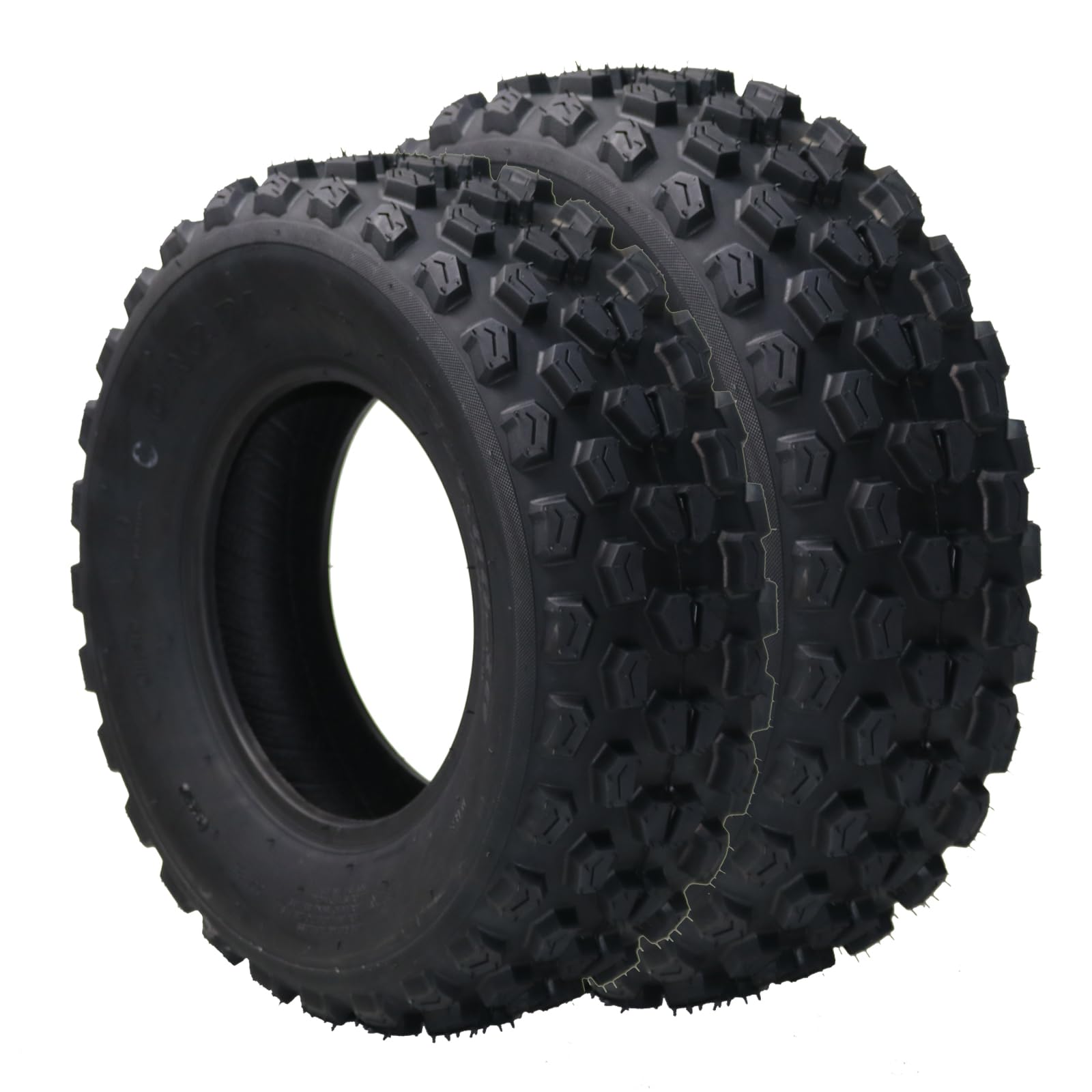 Garvee 2 Pack 22x7-10 ATV Tires, 4 PR All-Terrain Tubeless Tires for Off-Road, Sand, Mud, Durable Rubber, Excellent Grip