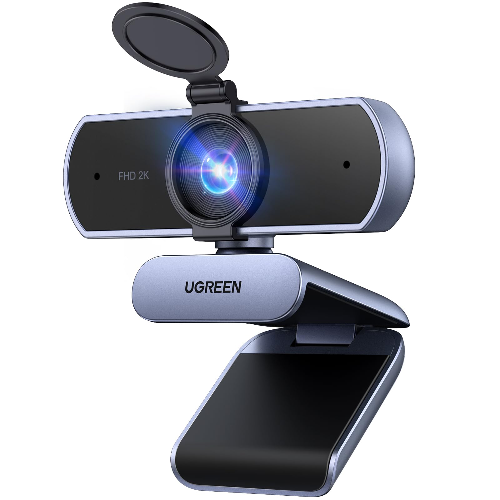 UGREEN 2K Webcam for PC Ultra HD 1080P Computer Webcam with Microphone, PC Camera with Privacy Cover, USB Web Camera for Streaming, Conference, Video