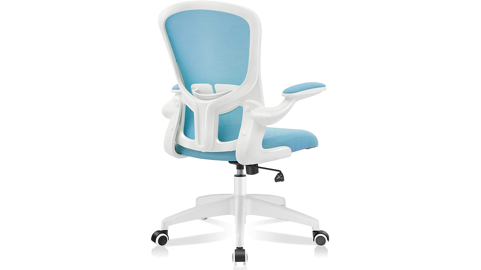 KERDOM FelixKing Office Chair: Elastic Mesh & Adjustable Backrest Blue