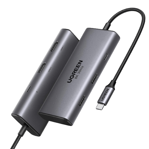 UGREEN Revodok Pro 206 USB C Docking Station Dual Display USB C Hub mit Dual HDMI