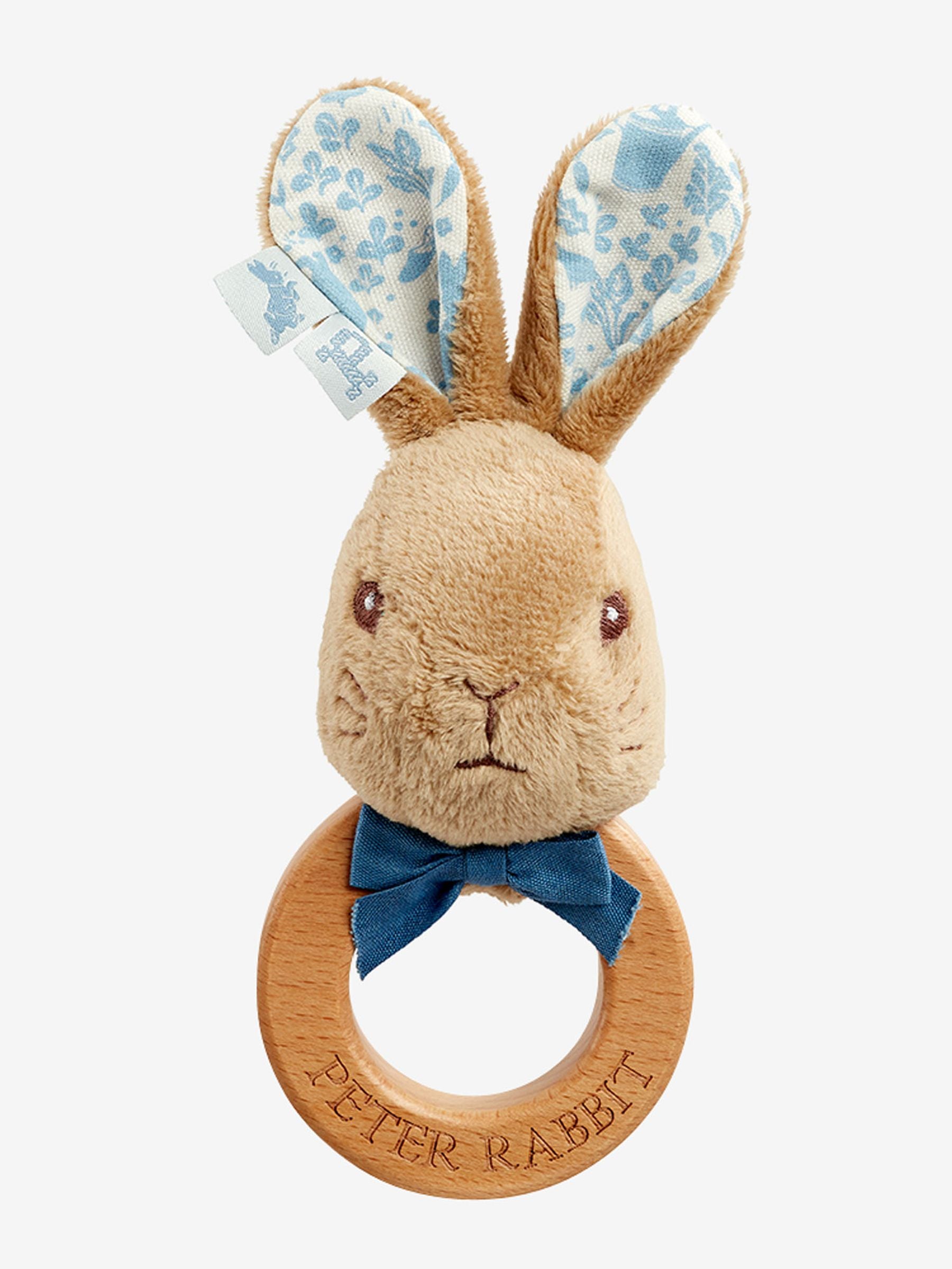 Signature Peter Rabbit Wooden Ring Rattle ONE