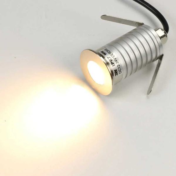 Waterproof Led Garden Underground Lamp 1W 3W IP67 Outdoor Buried Garden Path Spotlight Recessed Deck Inground Lighting DC12-24V CL240813