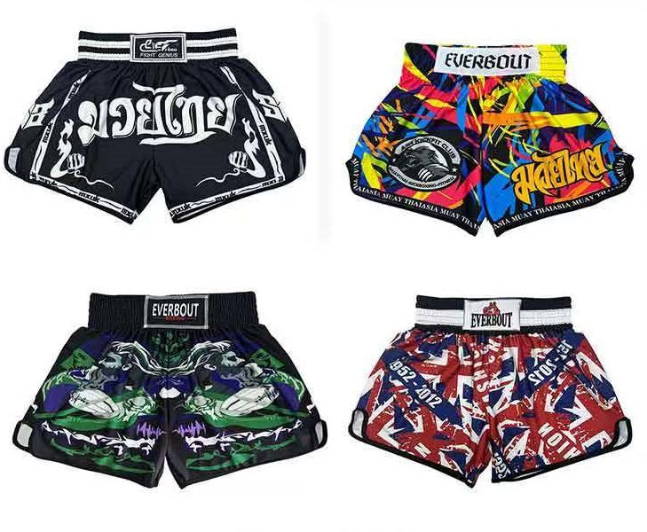 2025 New Muay Thai Shorts Boxing Shorts Fighting Professional Sanda Sports Shorts Men&#039;s and Women&#039;s Free Fighting Training Shorts