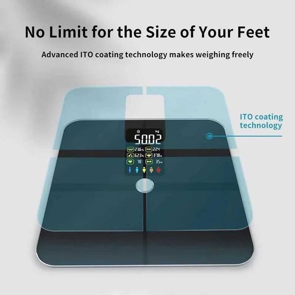 Body Weight Scales Smart Body Scales Smart Scale BMI Body Composition Analyzer Wireless Digital Bathroom Scale G240529