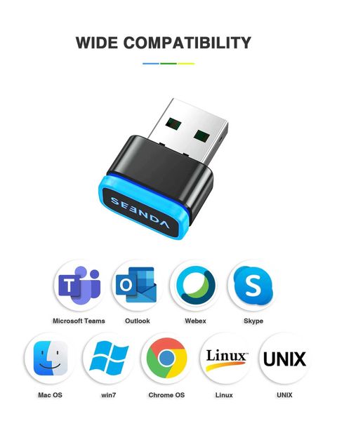 Seenda DK16 Mouse Jiggler Undetectable Mouse Mover Shaker Simulate Mice Driver-Free Keeps Computer PC Laptop Awake Y240820