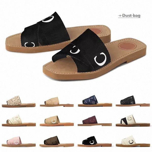 2022 Designer fashion Womens Slippers Platform hot Sandals Beach Sliders Scuffs Indoor Shoes Outdoor Peep Slipper Flip Flops Rubber Canvas C