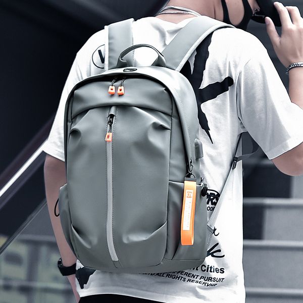 Backpack large capacity travel trendy backpack casual computer bag too
