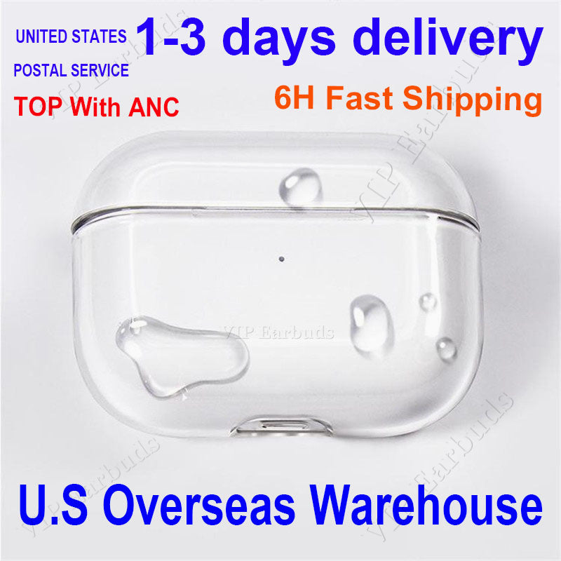 USA Stcok for airpodspros airpodspro2 airpods 4 3rd air pods2 pro Headphone Accessories Solid Silicone Protective Earphone Cover pods max Wireless C