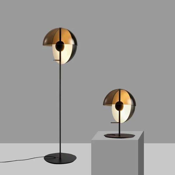 Nordic LED Hemisphere Floor Lamp Living Room Bedroom industrial Corner Lamps High-end Decor Desks Lighting Y240820